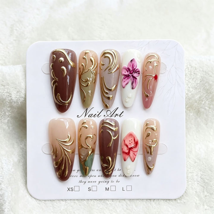 Artistic Gel Nail Design Karnz