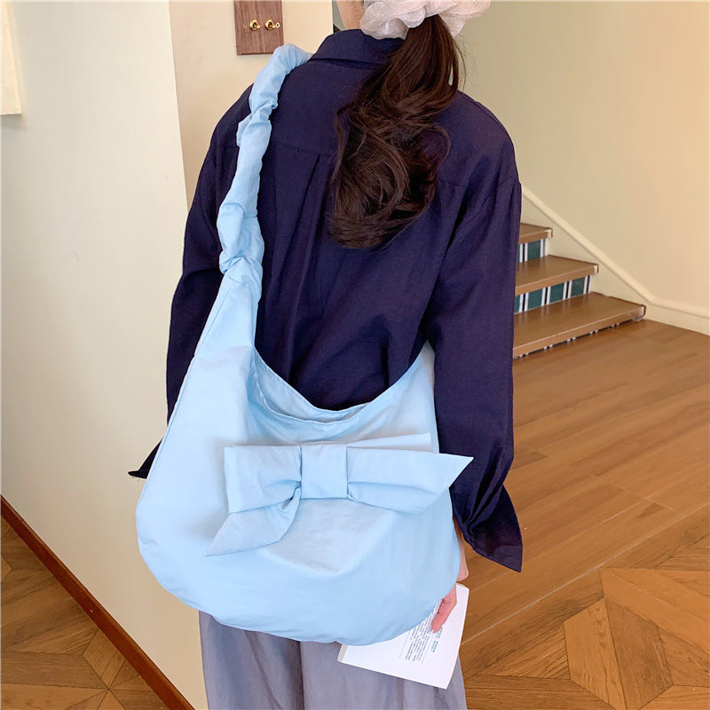 Elegante Schleifen-verzierte lässige Schultertasche