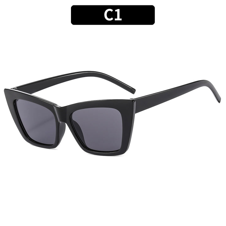 Stylische Winkelform Brille