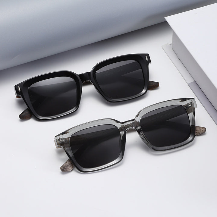 Damen stilvolle quadratische Sonnenbrille mit robustem Rahmen Karnz