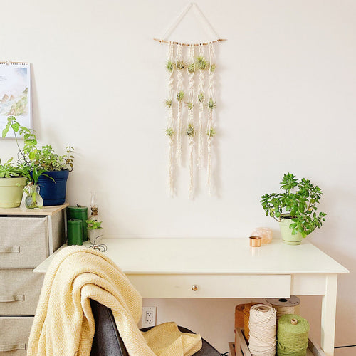 Macrame Pflanze Wand Hängeregal Organizer Karnz
