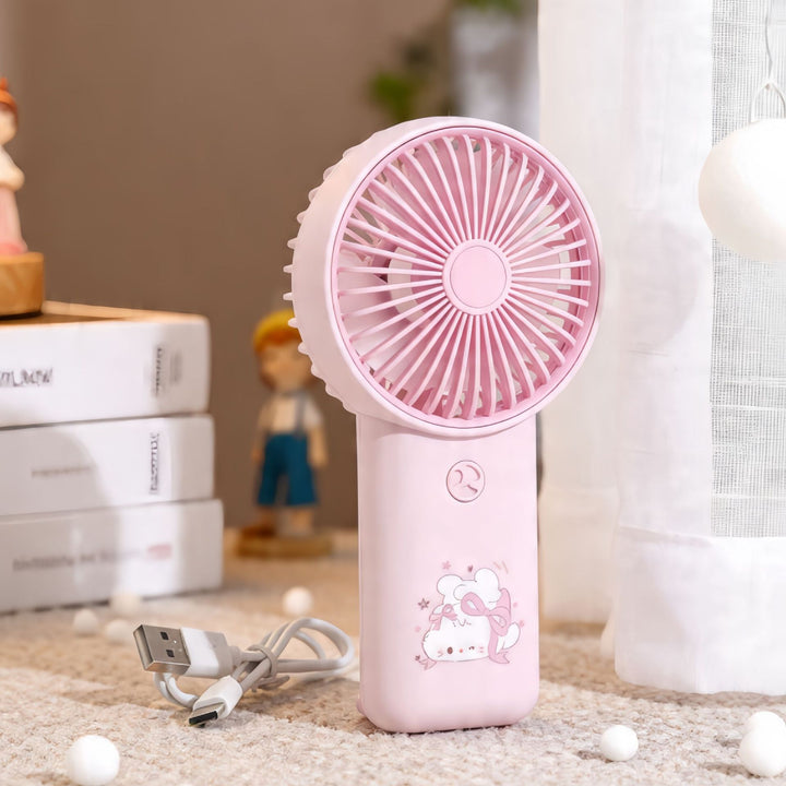 Damen Tragbarer Handventilator mit Kinderfreundlichem Design Karnz