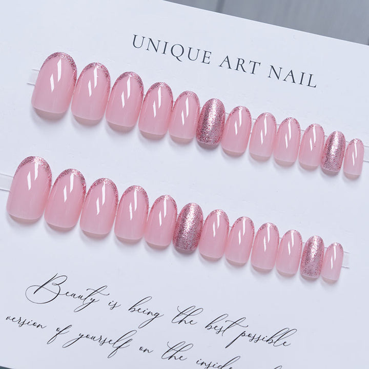 Glitzer Ombre Nagelverlängerungen