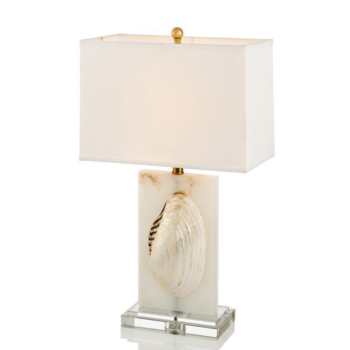 Dekorative Muschel Tischlampe