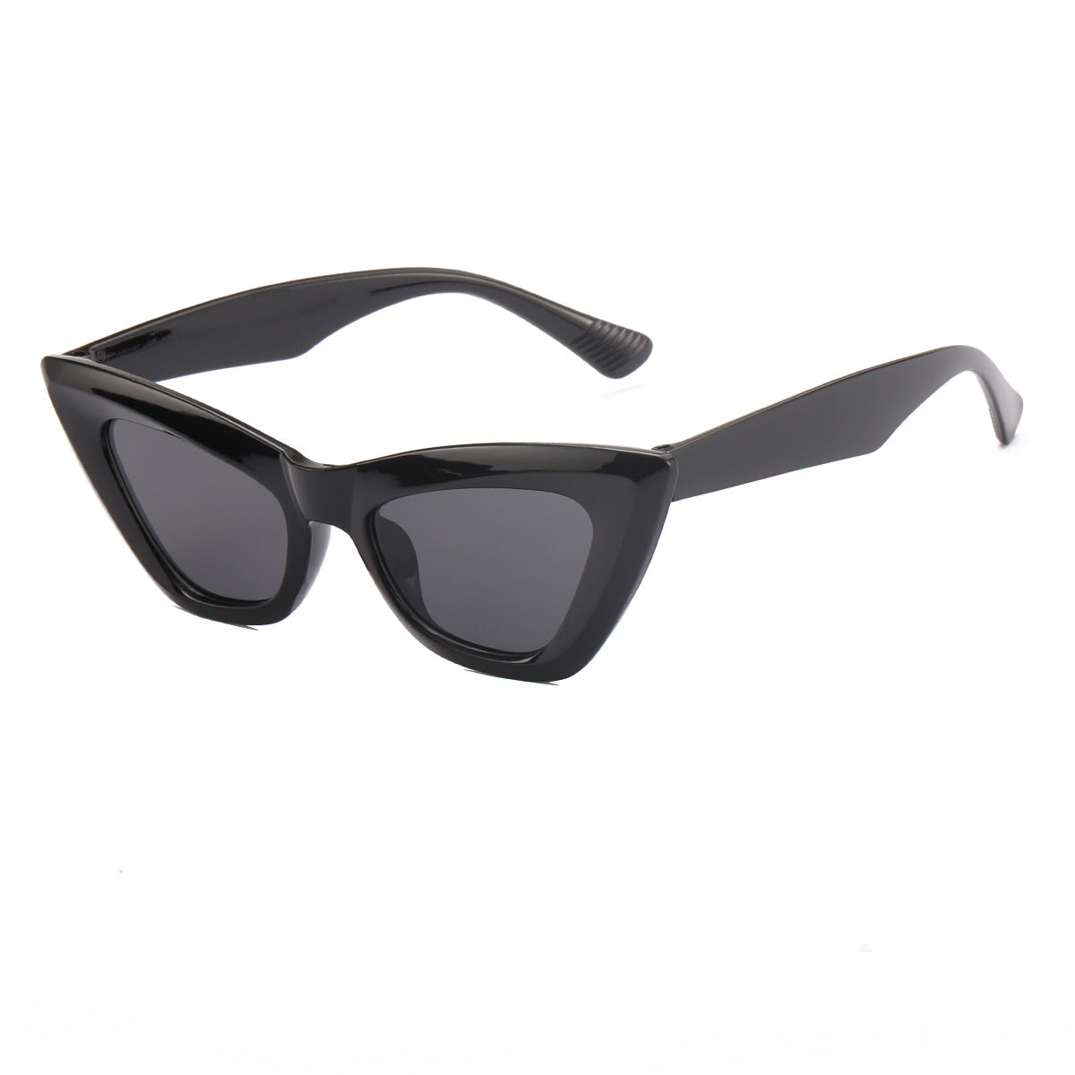 Damen Cat-Eye Sonnenbrille mit trendigem Animal-Print Karnz
