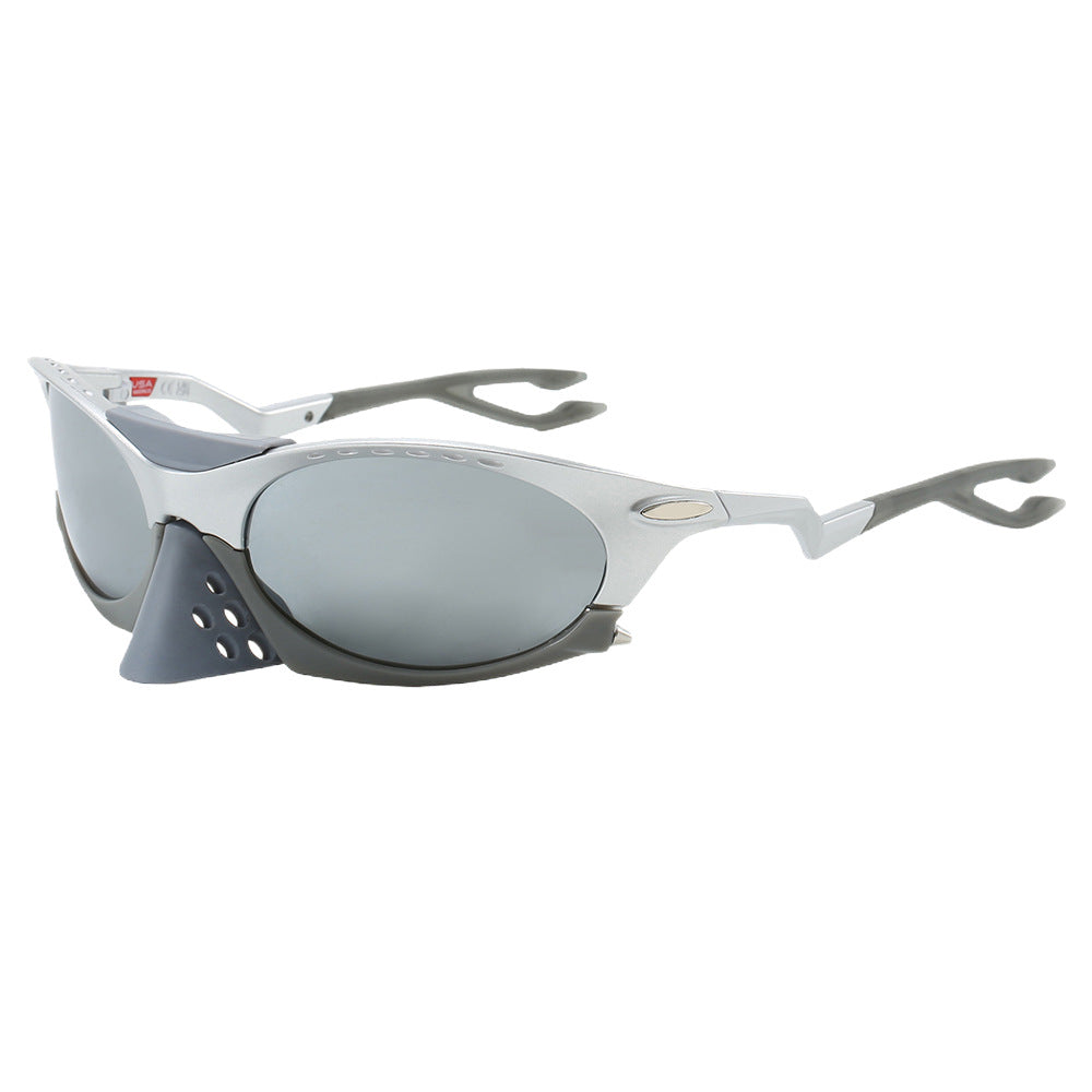 Damen Sportliche Multifunktions-Sonnenbrille Karnz