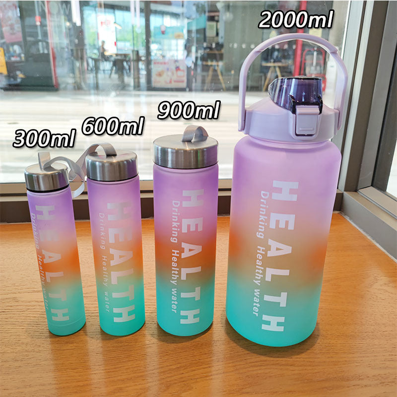Damen isolierte Sporttrinkflasche mit ergonomischem Griff und auslaufsicherem Deckel Karnz