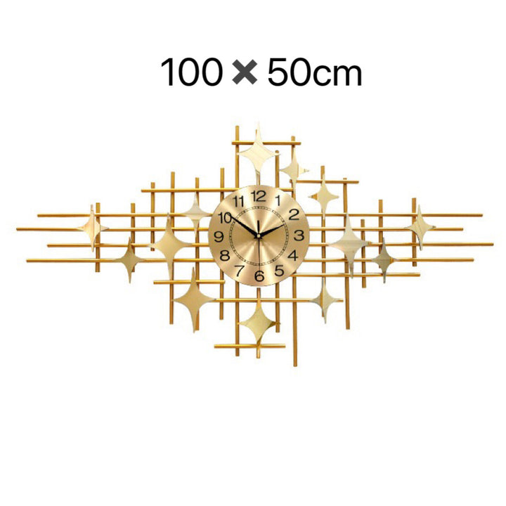 Moderne geometrische Wanduhr Kunst Karnz