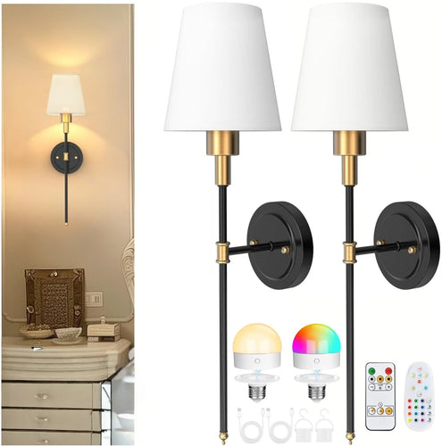 Modern Elegante Wandleuchten Set
