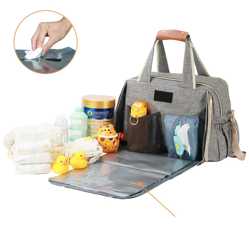 Damen Wickeltasche mit integriertem Wickelunterlage Karnz