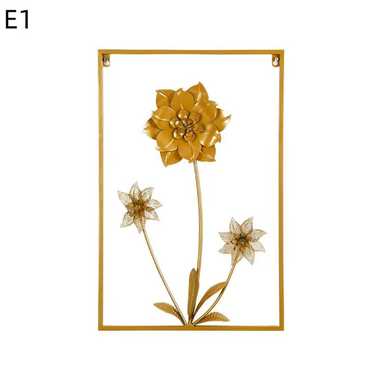 Floral Metal Wandkunst Karnz