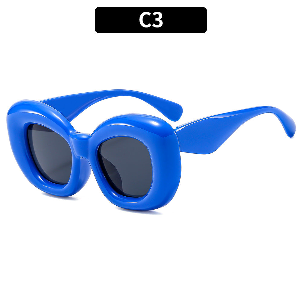 Oversized Chunky Frame Sonnenbrille