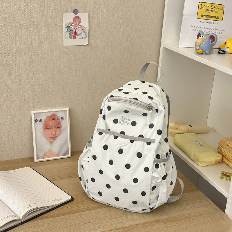 Leichter gepunkteter Rucksack