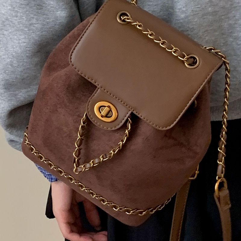 Premium Wildleder Rucksack Karnz