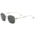Damen modische Sonnenbrille im eleganten quadratischen Design mit hochwertigem Metallrahmen Karnz