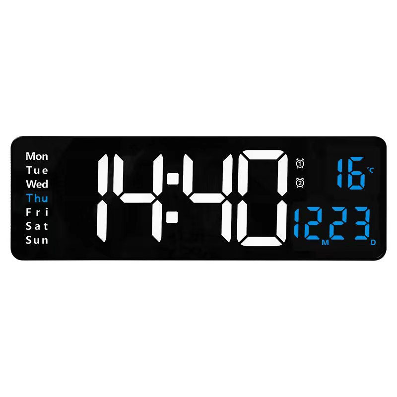 Digitaler Wandwecker mit Multifunktionalem Led-Display Karnz