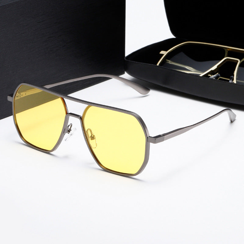 Damen Innovative modische Sonnenbrille mit rechteckigem Rahmen Karnz