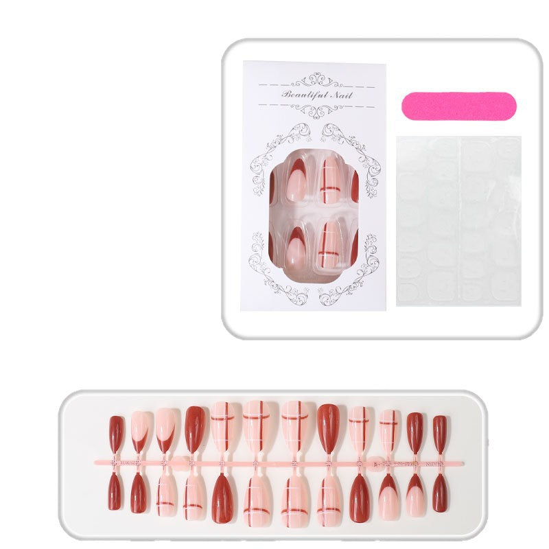 Elegante Glänzende Nagelspitzen Set Karnz