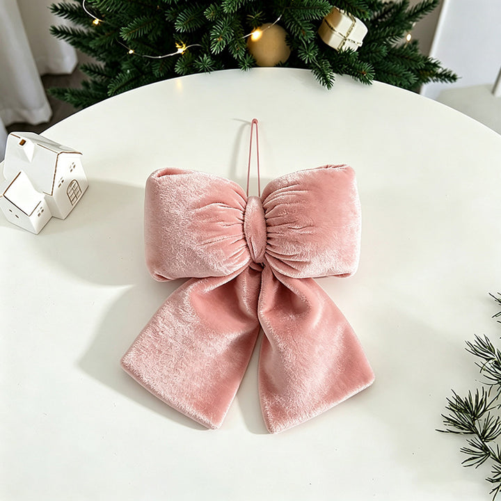 Dekorative Plaid Stoff Schleifen Ornament