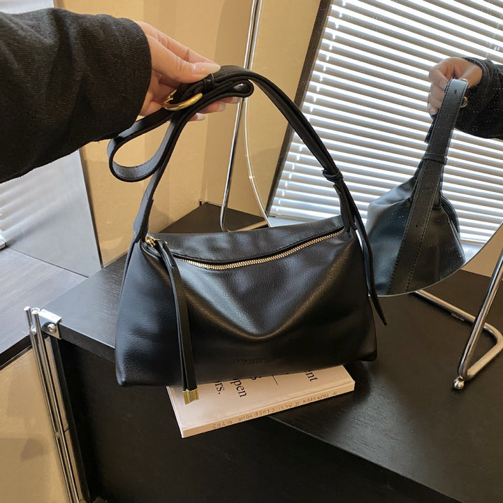 Elegante Leder Schultertasche Karnz