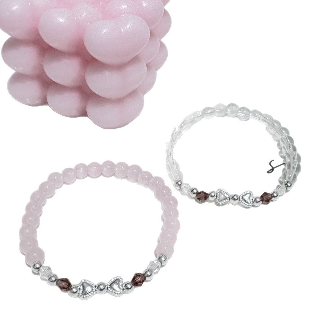 Romantisches Floral-Perlenarmband Karnz