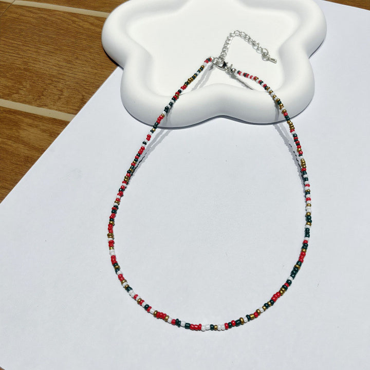 Handgefertigtes Perlen Choker Halsband Karnz