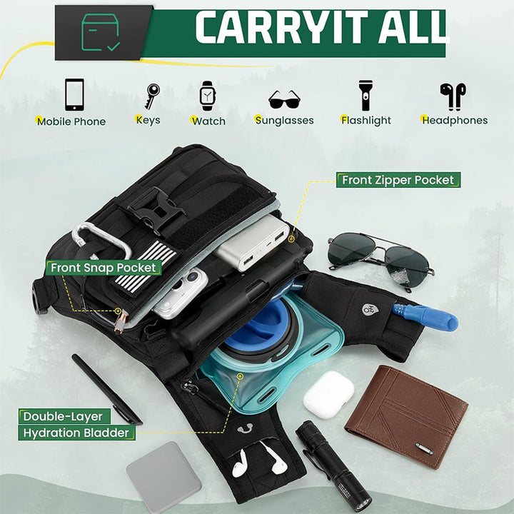 Hydration Rucksack mit Integriertem Wasserbehälter Karnz