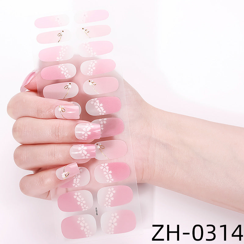 Florale Design Nagel-Wraps  1790954342