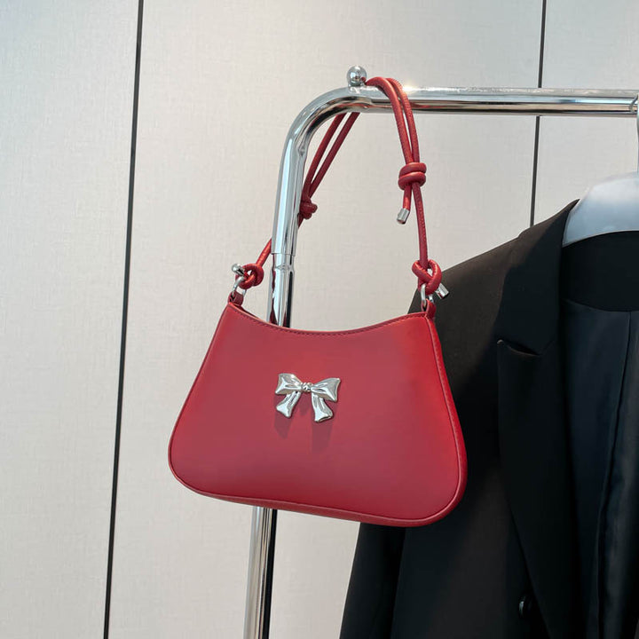 Elegante Bow-Detail Umhängetasche Karnz
