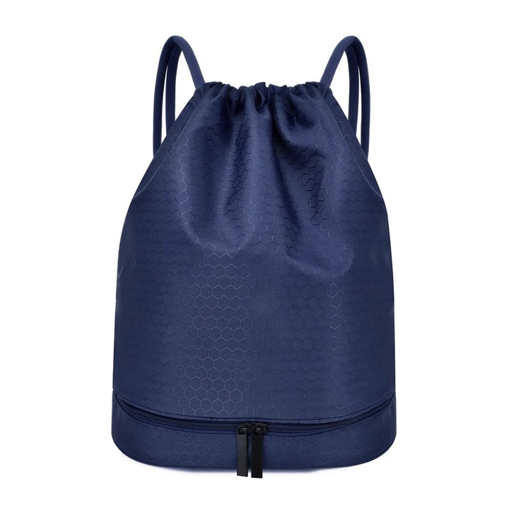 Leichter Hexagonmuster Kordelzug Rucksack Karnz