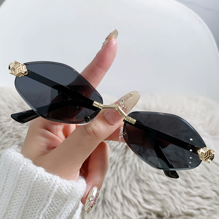 Modebewusste Übergroße Sonnenbrille