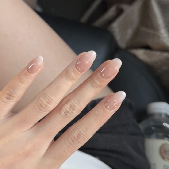Elegante Ombre Press-On Nägel Karnz
