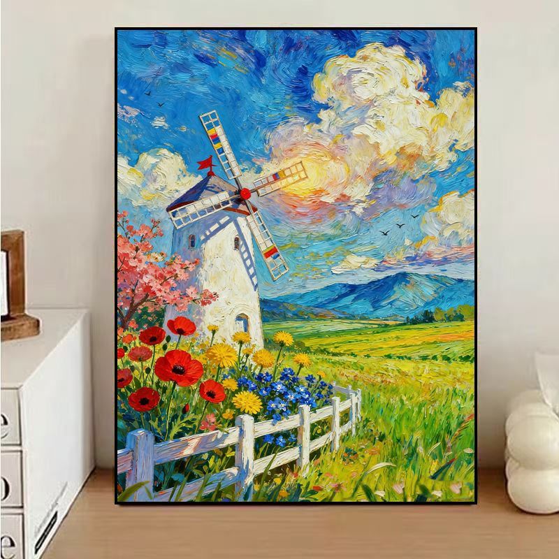 Impressionist Landschafts Kunstdruck Karnz