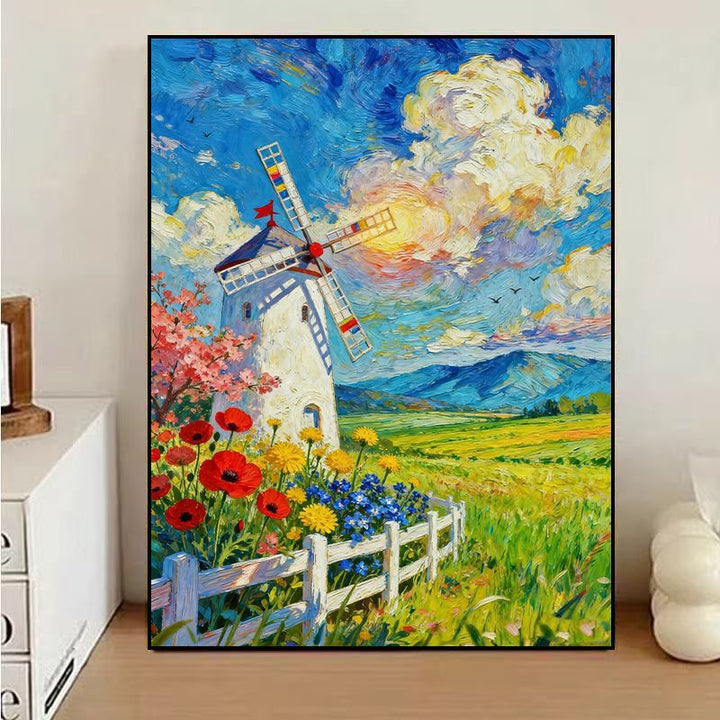 Impressionist Landschafts Kunstdruck Karnz