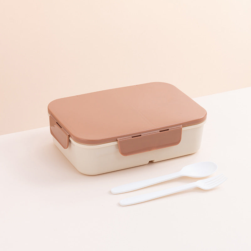 Mehrschichtige Bento-Lunchbox mit Besteck