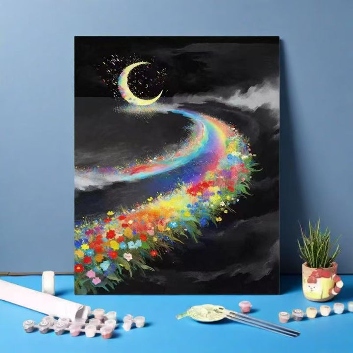 Rainbow Ocean Landscape Art Print Karnz