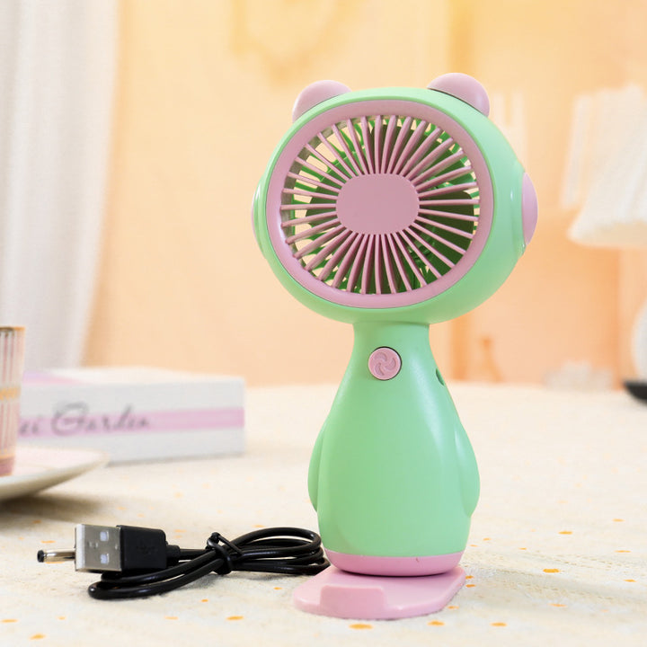 Damen Tragbarer Handventilator mit interaktivem Tierdesign Karnz