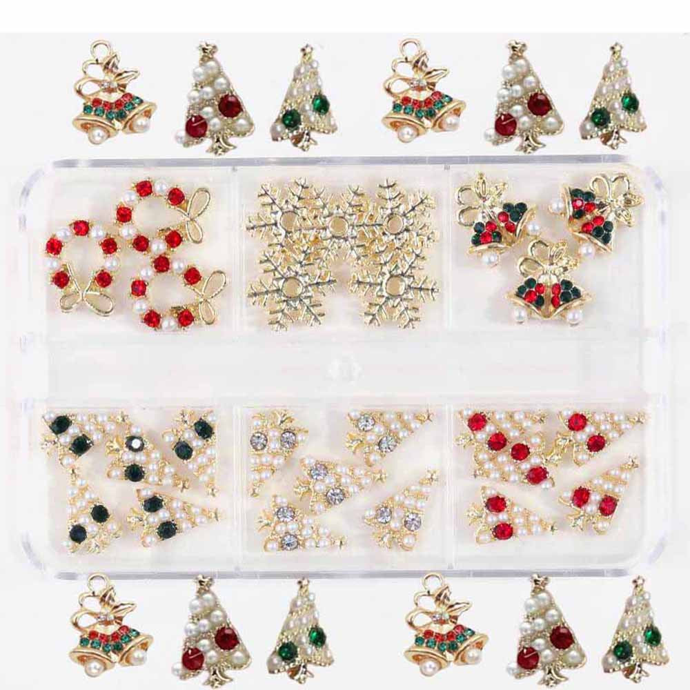 Saisonale Dekorative Nagelkunst Charms