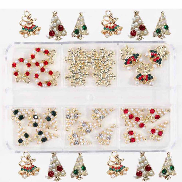 Saisonale Dekorative Nagelkunst Charms