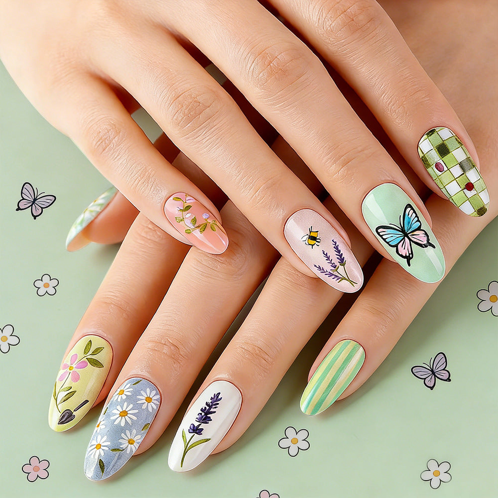 Künstlerische florale Nagelkunst Karnz 1787542804