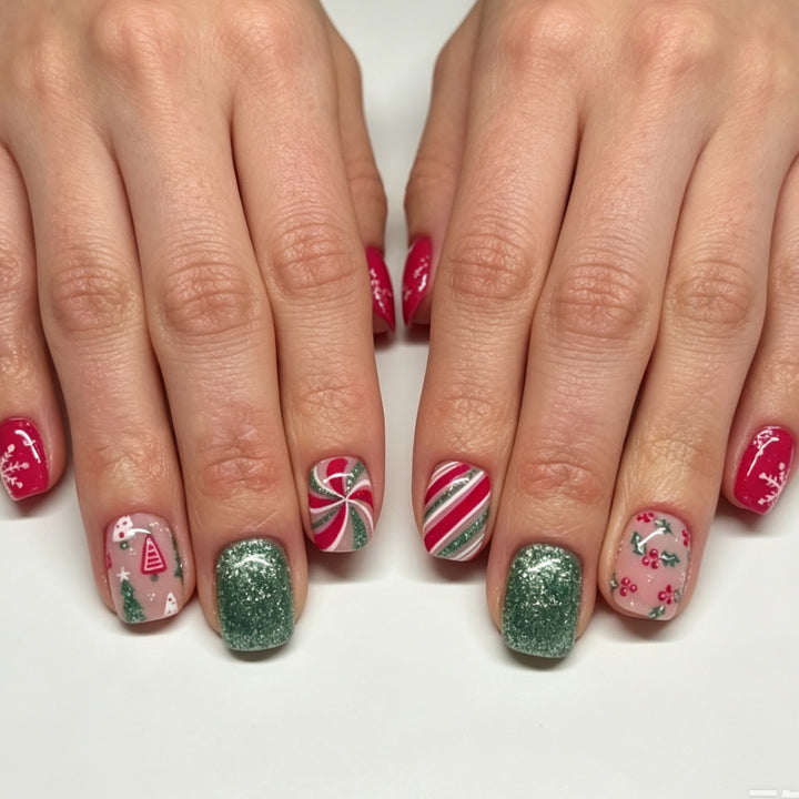 Festliches Feiertags-Nagelkunst-Set Karnz