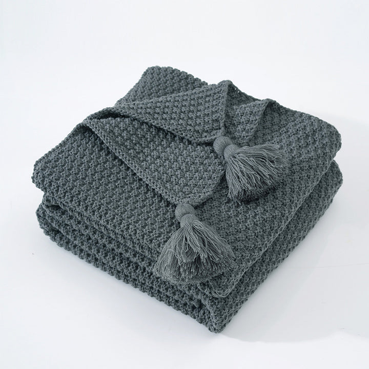 Gemütliche Woven Throw-Decke Karnz