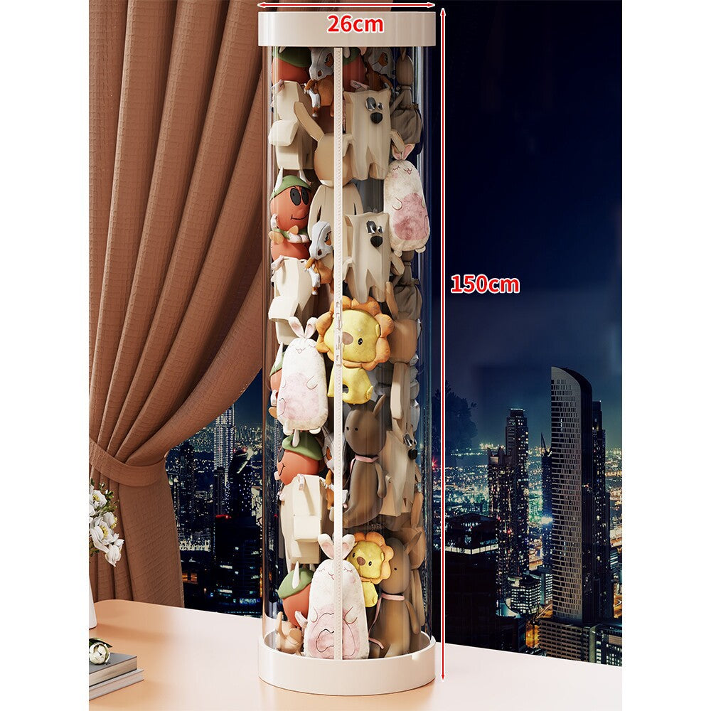 Hohe klare Acryl-Plüschspielzeug-Display-Turm-Organizer