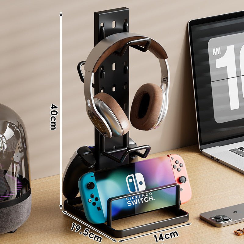 Multi-Geräte Vertikaler Desktop Gaming & Kopfhörer Organizer Ständer