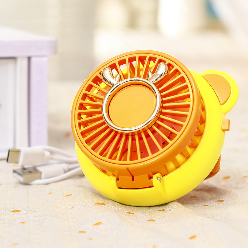 Unisex Tragbarer Handventilator mit kreativem Tierdesign Karnz