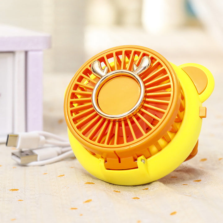 Unisex Tragbarer Handventilator mit kreativem Tierdesign Karnz
