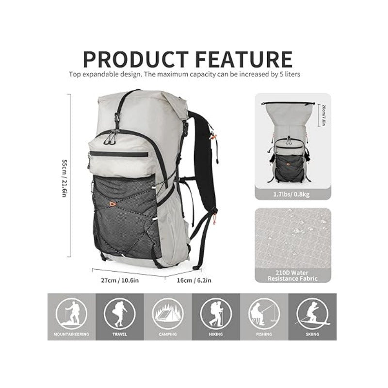 Leichter und Funktionaler Trekking-Rucksack Karnz