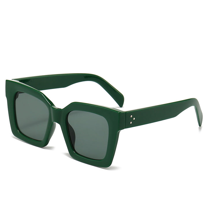 Damen Modische Sonnenbrille im markanten Schildkrötendesign Karnz