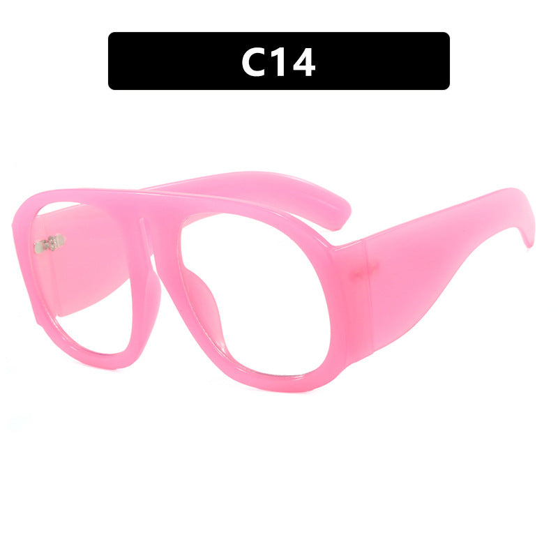 Damen oversized Sonnenbrille mit breitem Rahmen und hoher UV-Schutz Karnz