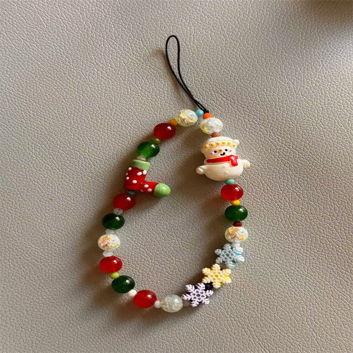 Festlicher Charme Perlen Handy-Lanyard Karnz